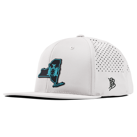 New York Turquoise Flat Performance White