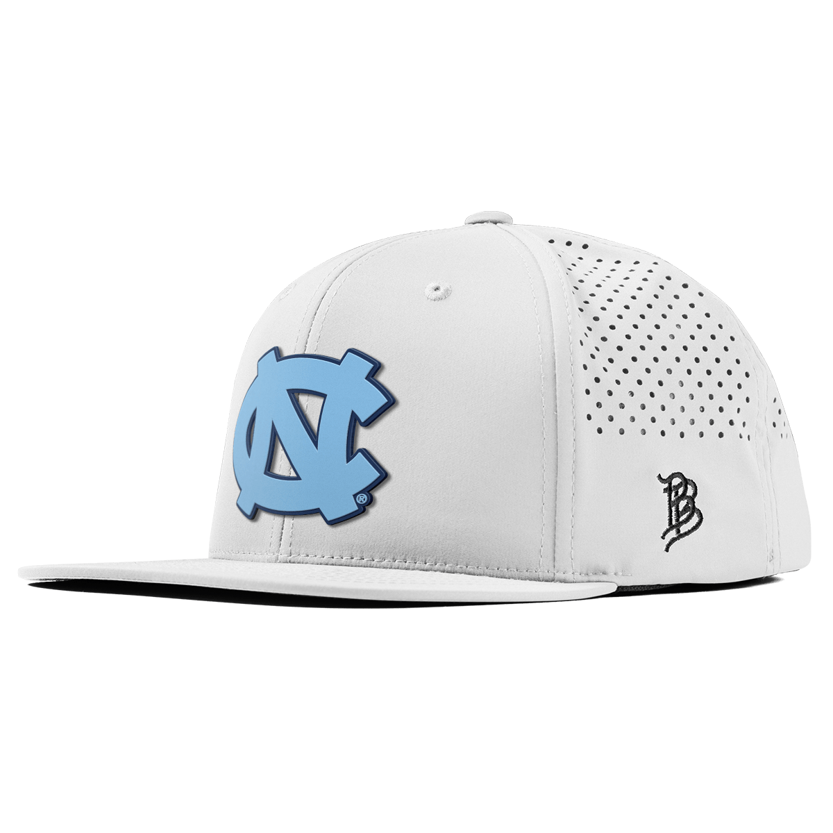 University of North Carolina "UNC Team Logo Carolina Blue" Flat Performance White