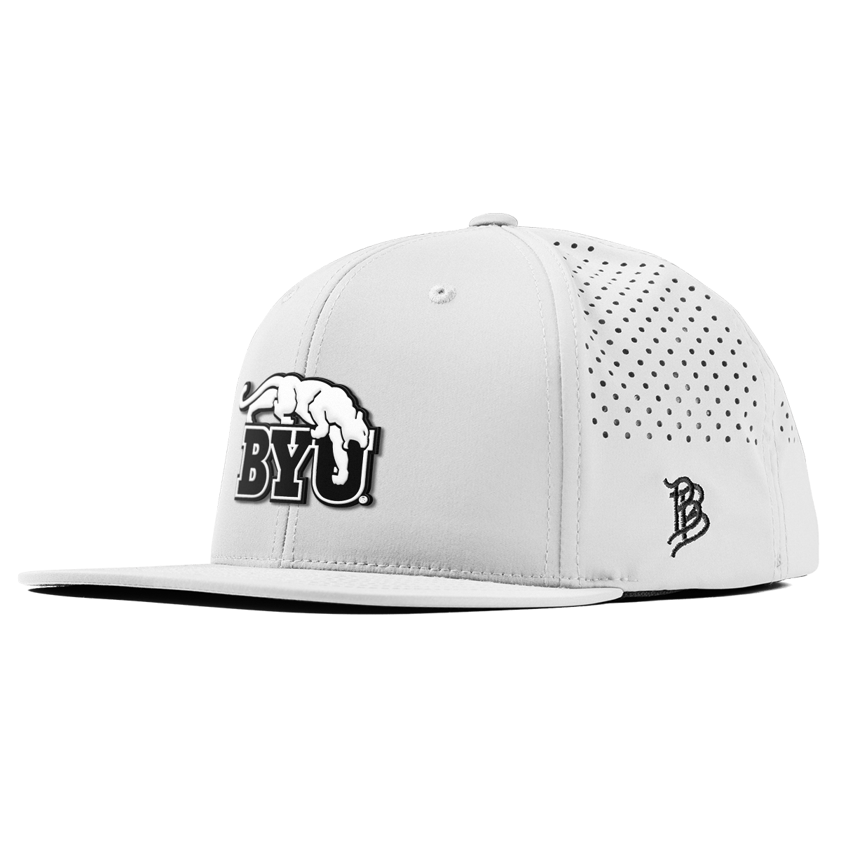 Brigham Young University "Vintage BYU Cougars" Flat Performance White