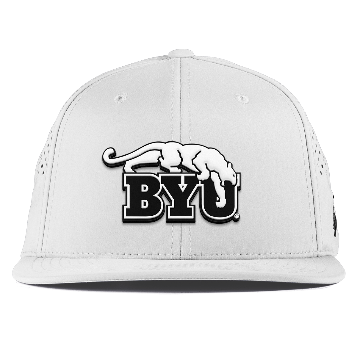 Brigham Young University "Vintage BYU Cougars" Flat Performance White