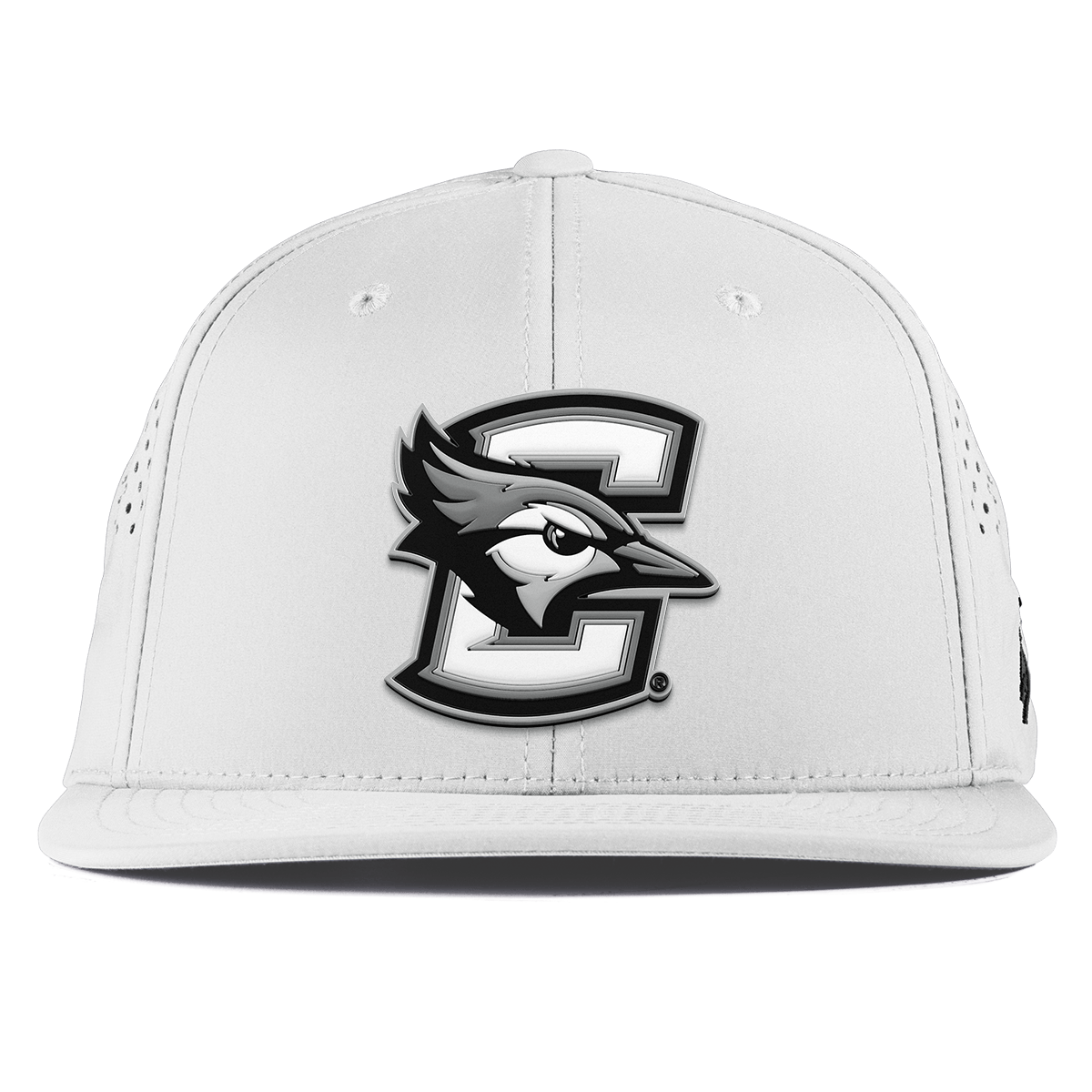 Creighton University "Vintage Creighton Block" Flat Performance White