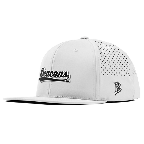 Wake Forest University "Vintage Deacons Script" Flat Performance White