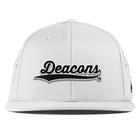 Wake Forest University "Vintage Deacons Script" Flat Performance White