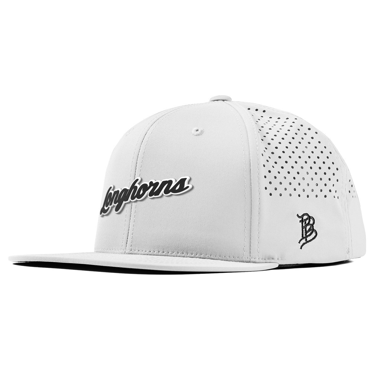 University of Texas "Vintage Texas Longhorn Script" Flat Performance White