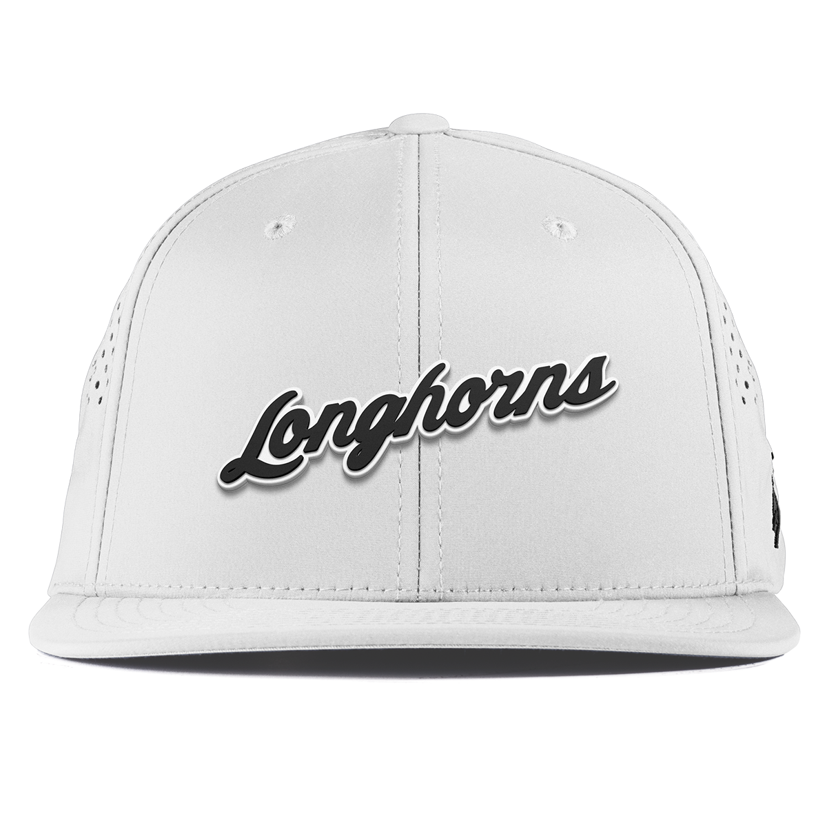 University of Texas "Vintage Texas Longhorn Script" Flat Performance White