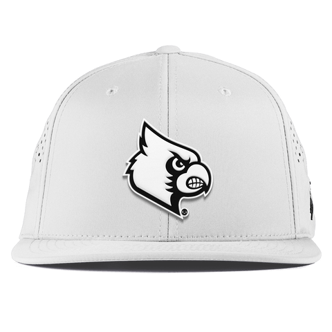 University of Louisville "Vintage Louisville Team Logo" Flat Performance White