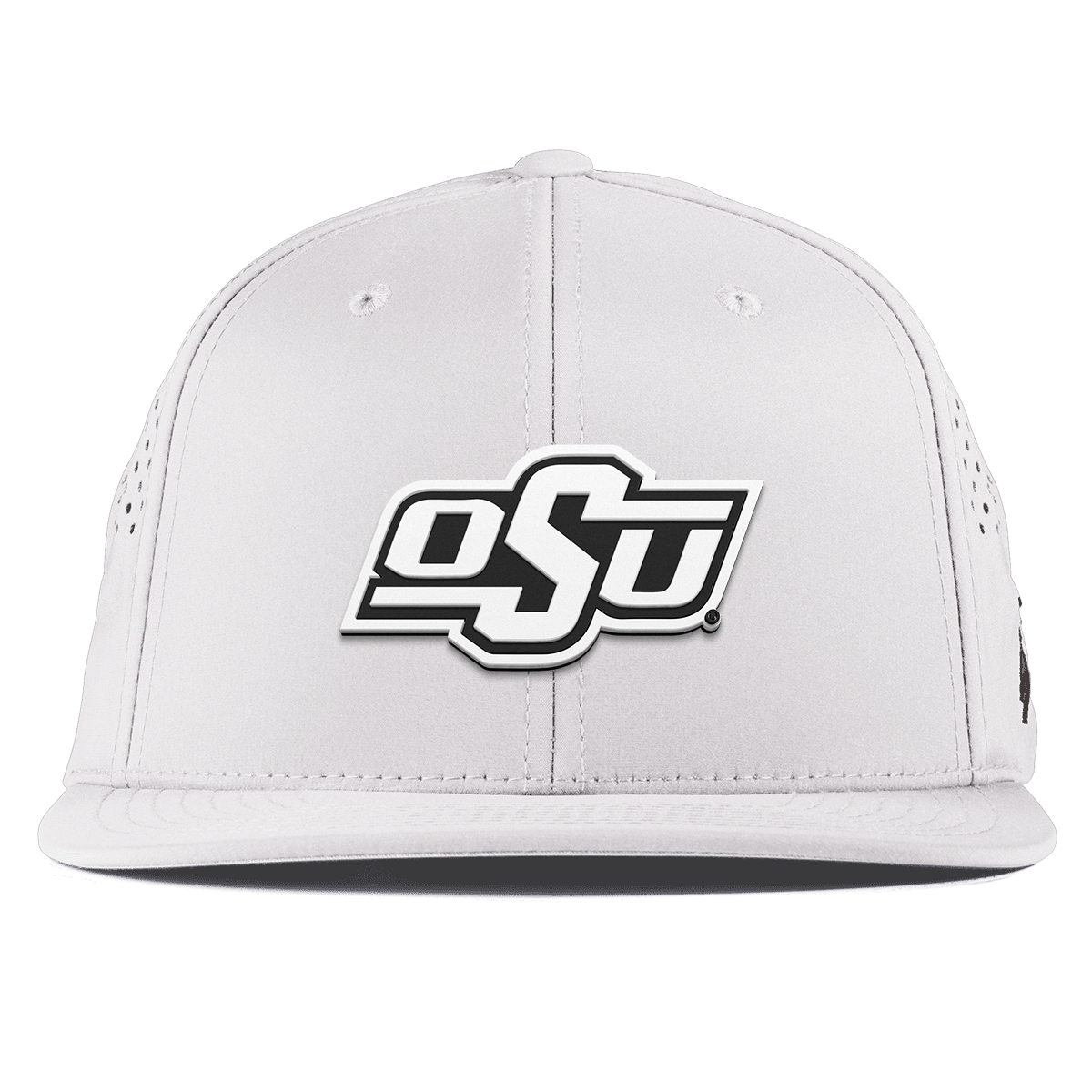 Oklahoma State University "Vintage OSU Team Logo" Flat Performance White