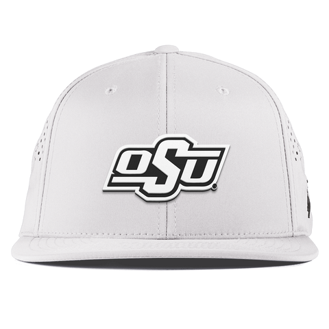 Oklahoma State University "Vintage OSU Team Logo" Flat Performance White