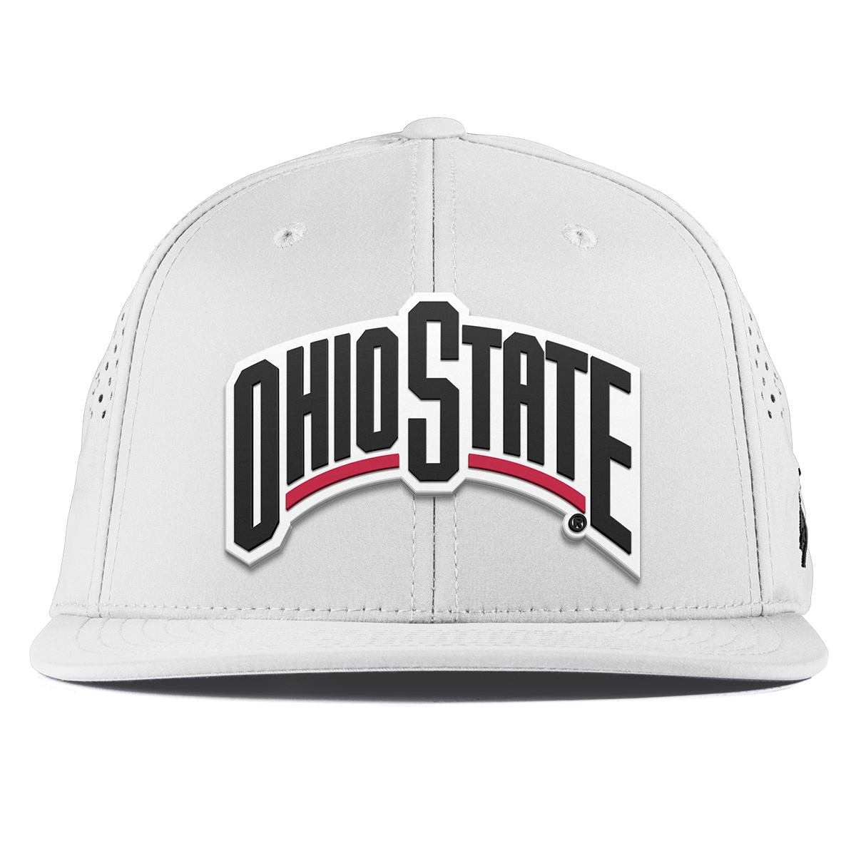 Ohio State University "Vintage Ohio State Block" Flat Performance White