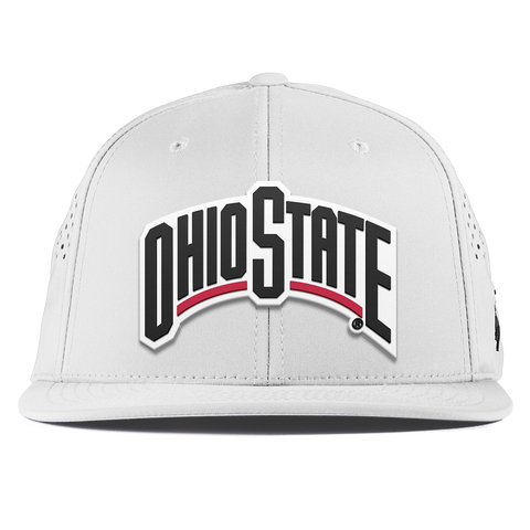 Ohio State University "Vintage Ohio State Block" Flat Performance White