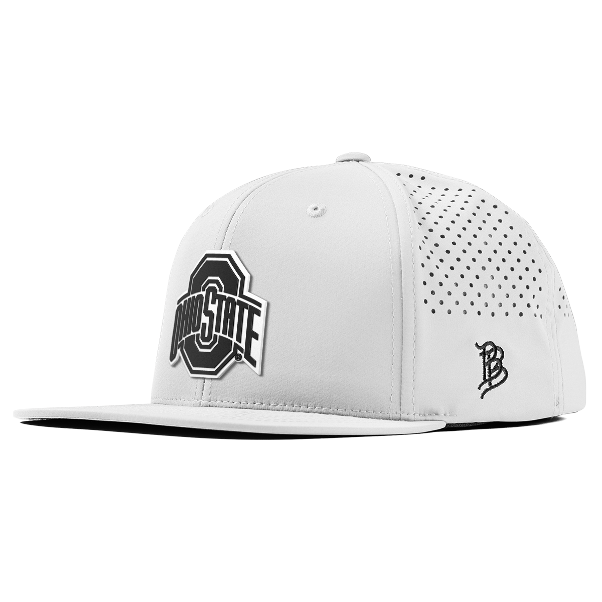 Ohio State University "Vintage Ohio State Team Logo" Flat Performance White