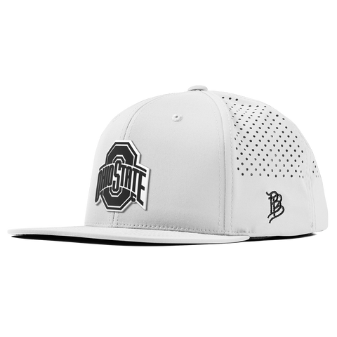Ohio State University "Vintage Ohio State Team Logo" Flat Performance White