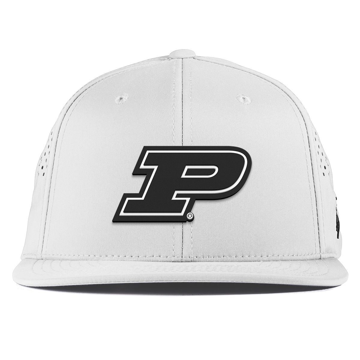 Purdue University "Vintage Purdue Team Logo" Flat Performance White