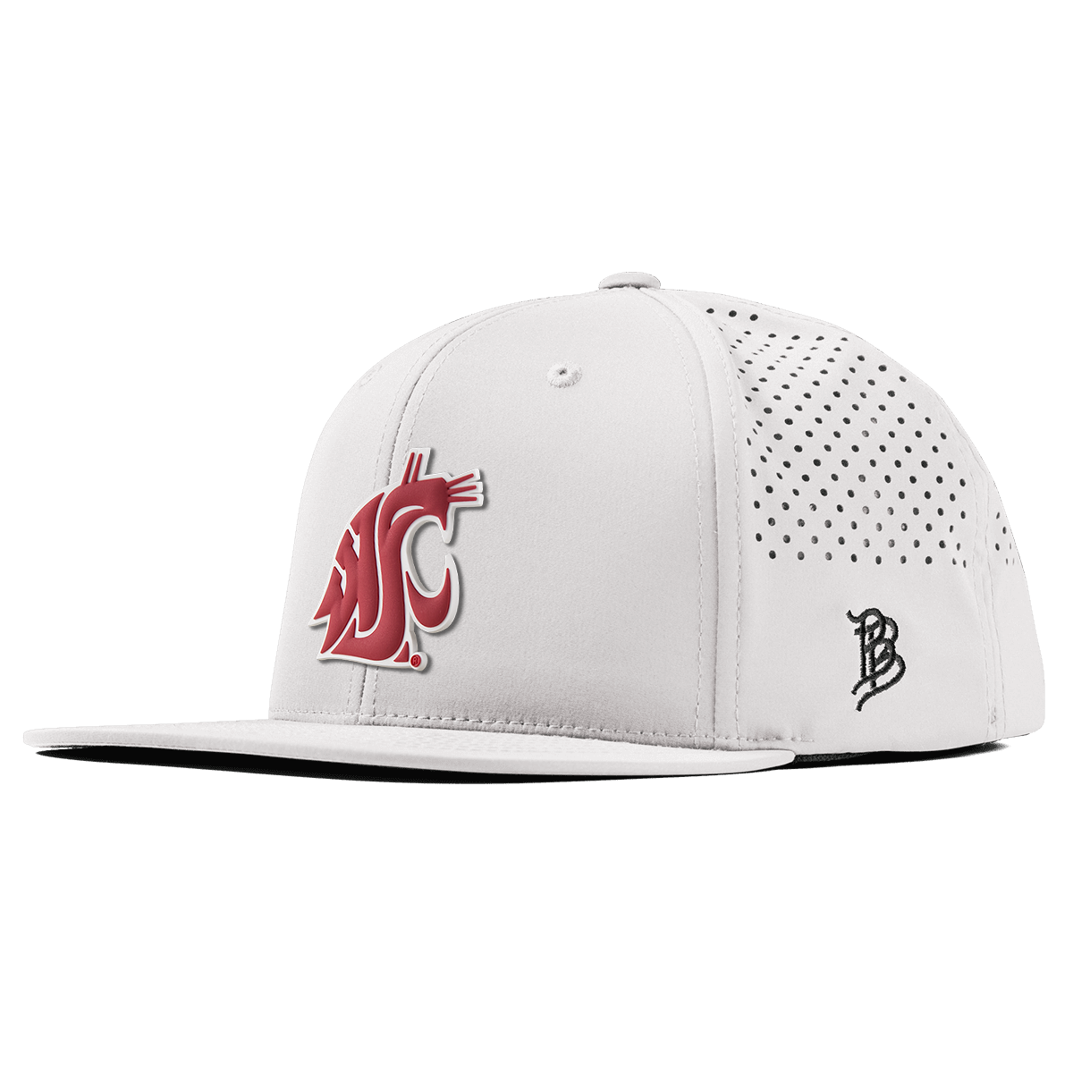 Washington State University "Washington State Team Logo" Flat Performance White
