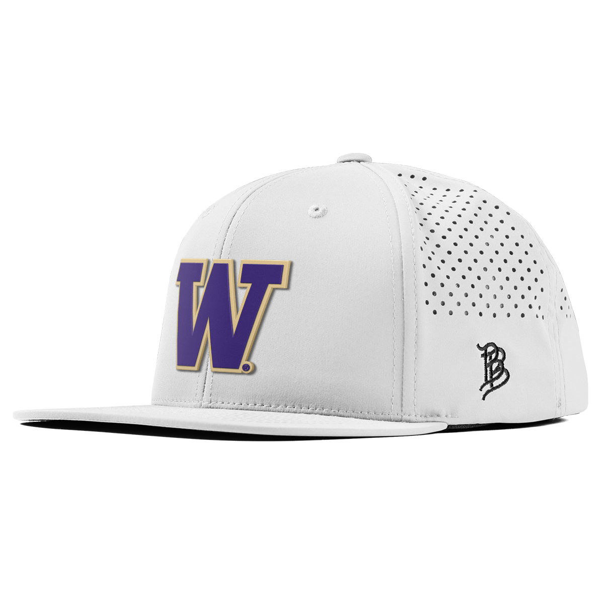 University of Washington "Washington Team Logo" Flat Performance White
