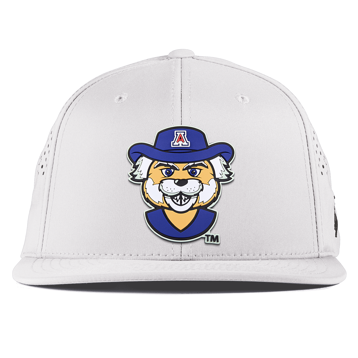 University of Arizona "Wilbur The Wildcat" Flat Performance White