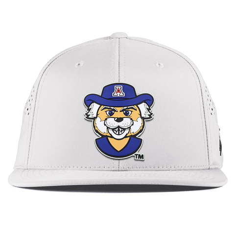University of Arizona "Wilbur The Wildcat" Flat Performance White