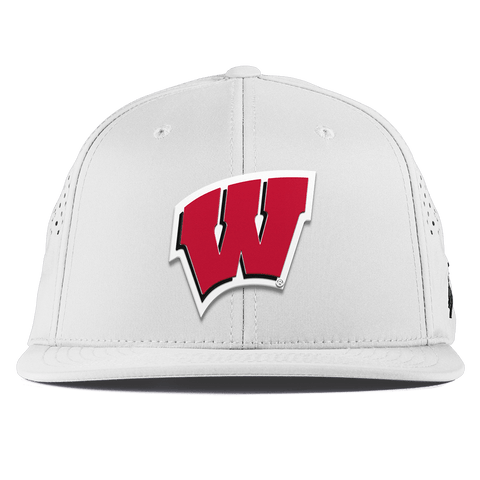 University of Wisconsin "Wisconsin Team Logo" Flat Performance White