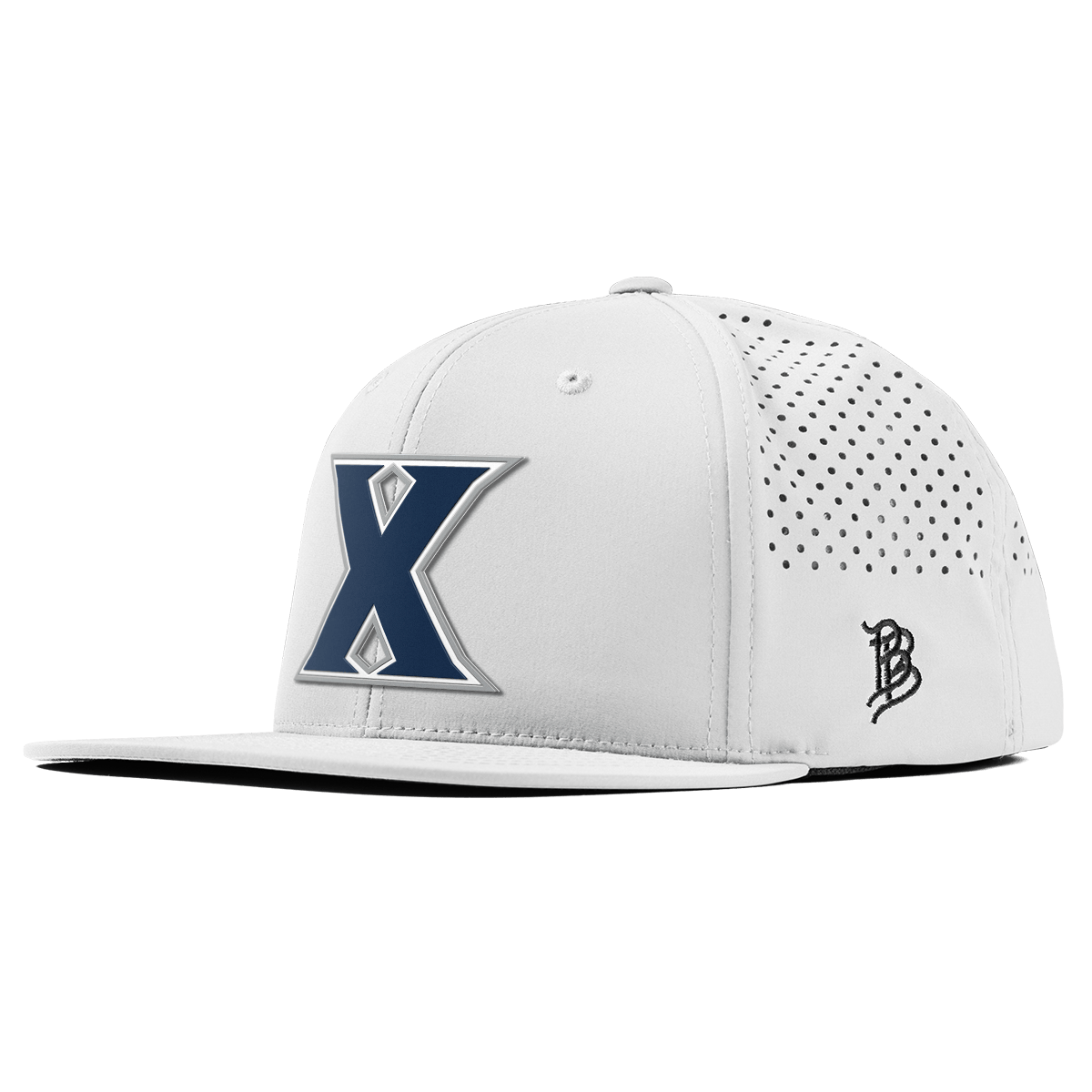 Xavier University "Xavier Block" Flat Performance White