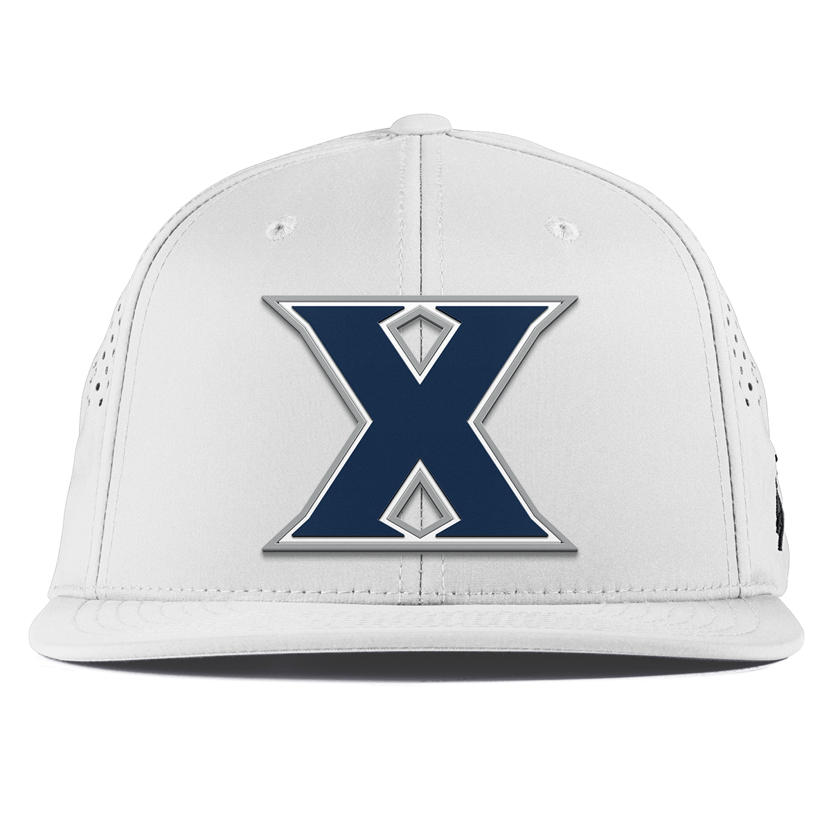 Xavier University "Xavier Block" Flat Performance White
