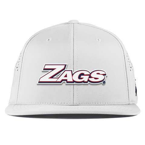 Gonzaga University "Zags Block" Flat Performance White