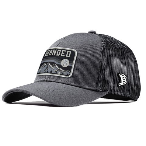 Midnight Horizon Flexfit Snapback Trucker Front Charcoal