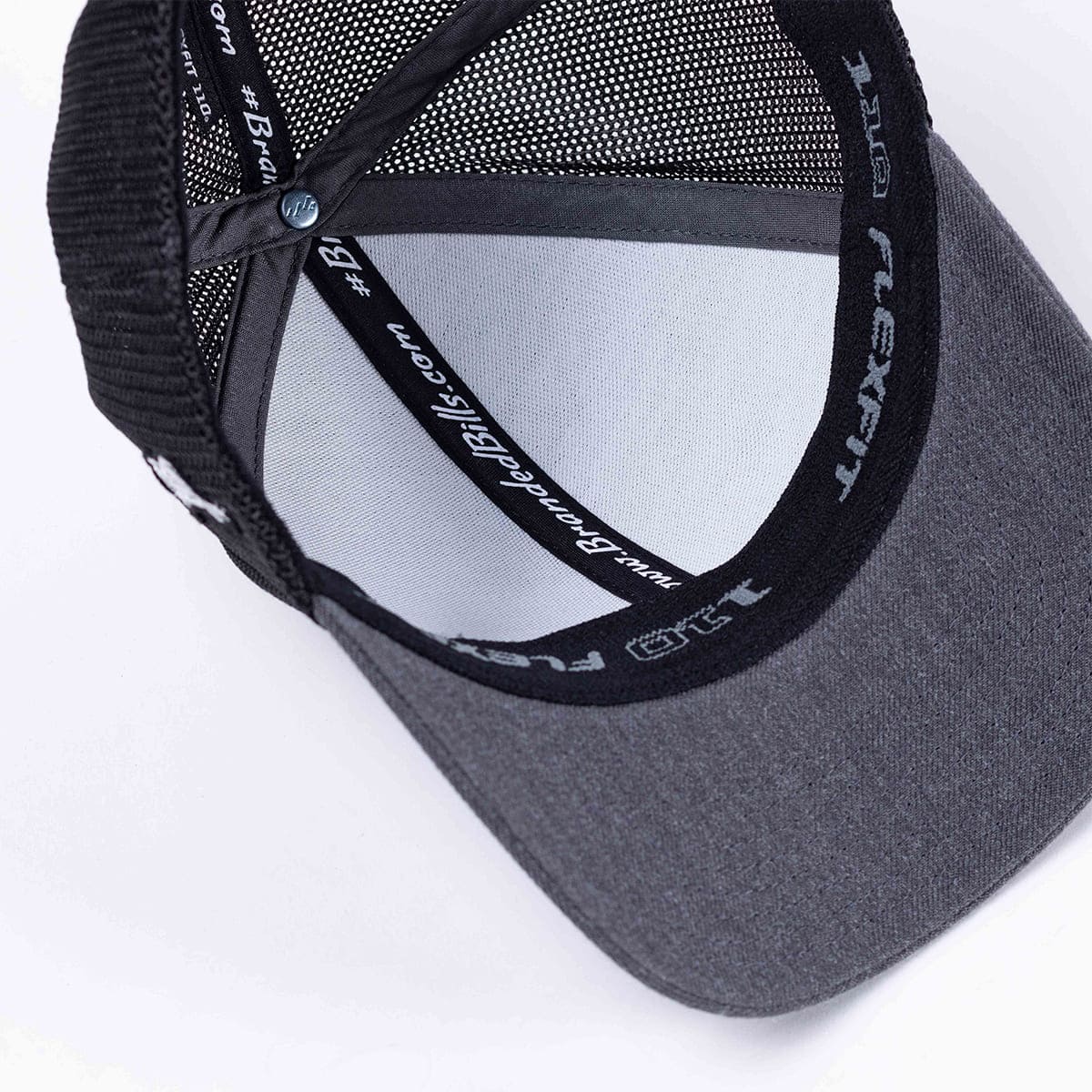 Midnight Horizon Flexfit Snapback Trucker Inside Charcoal