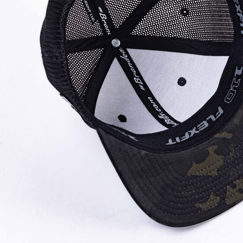 Midnight Horizon Flexfit Snapback Trucker Inside Multicam