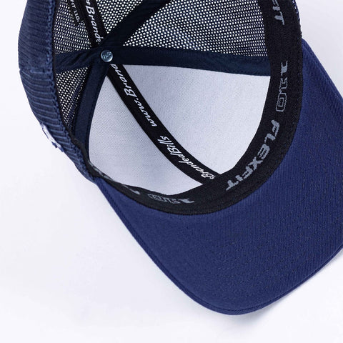Midnight Horizon Flexfit Snapback Trucker Inside Navy