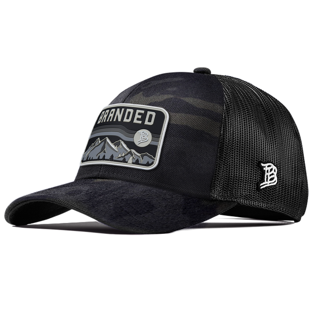 Midnight Horizon Flexfit Snapback Trucker Front Multicam