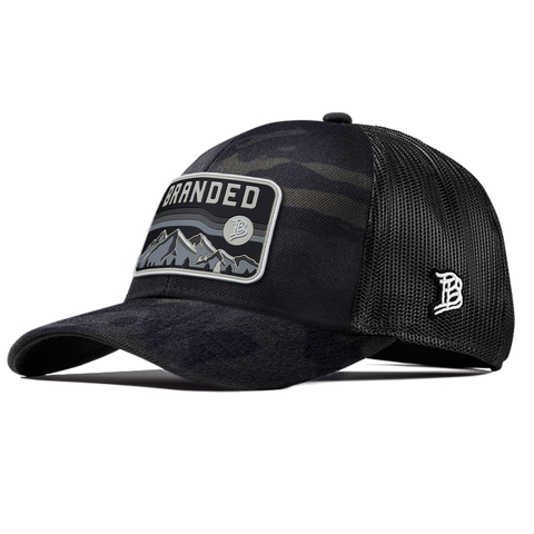 Midnight Horizon Flexfit Snapback Trucker Front Multicam