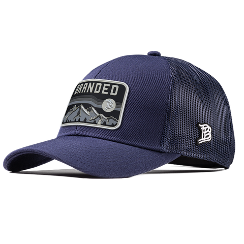 Midnight Horizon Flexfit Snapback Trucker Front Navy