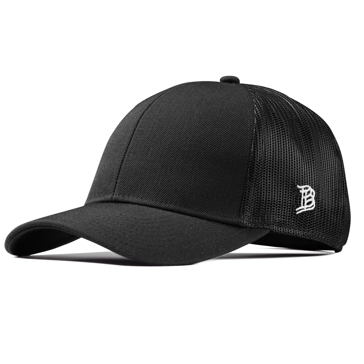 Bare Stretch Snapback Trucker Black