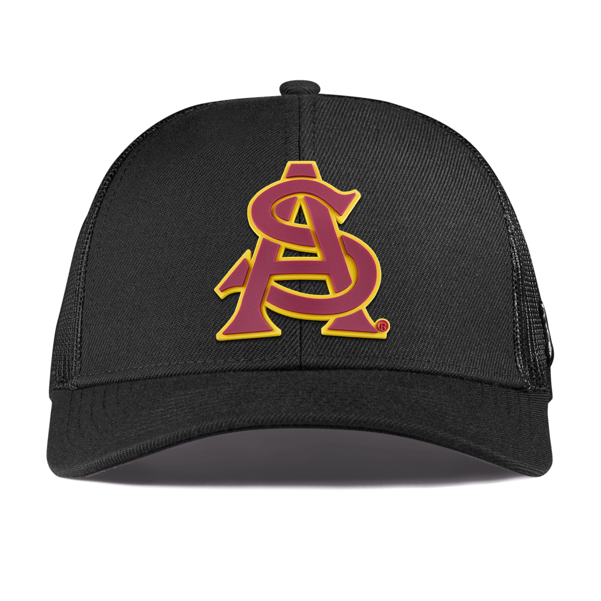 Arizona State University "ASU Baseball and Gold" Curved Stretch Trucker Black