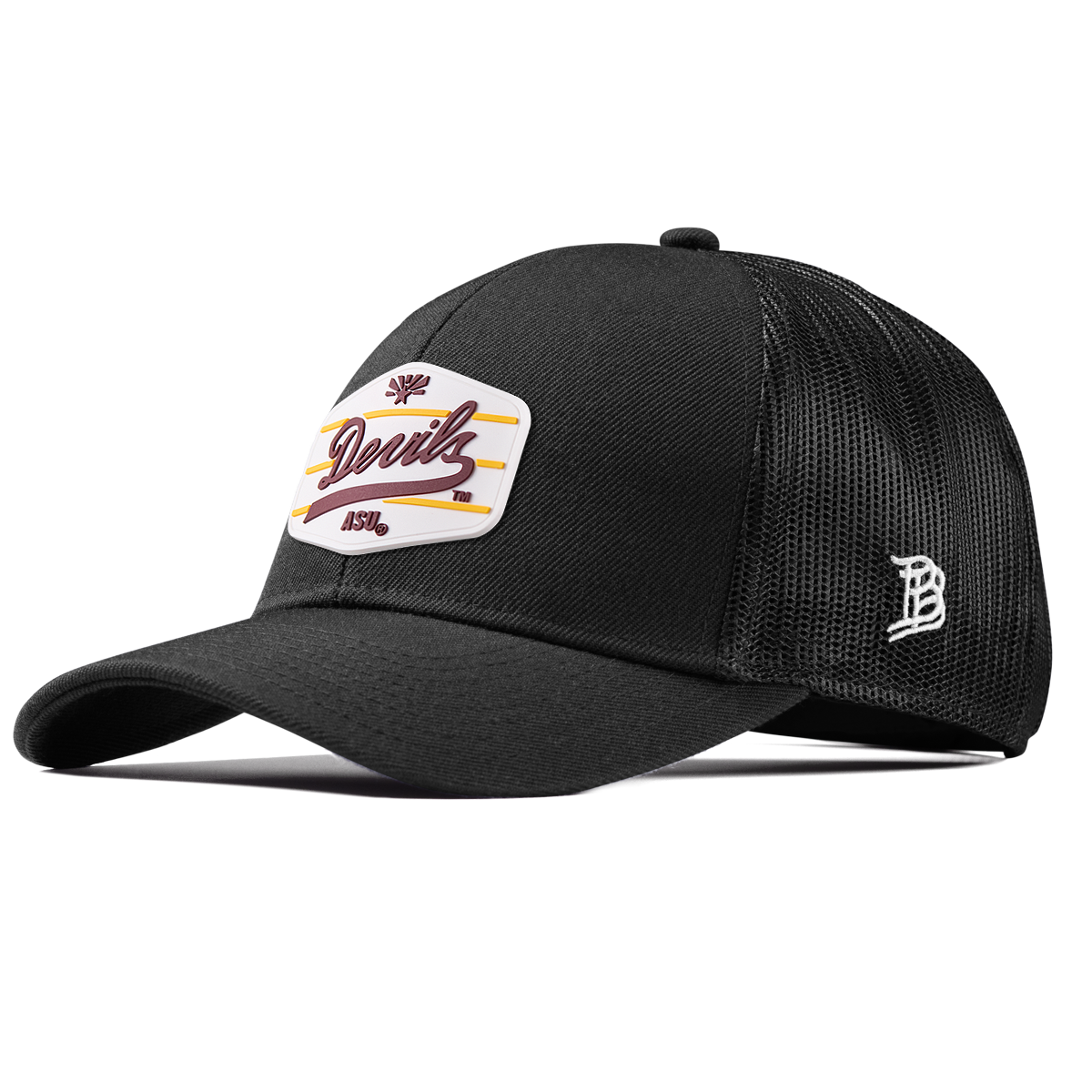 Arizona State University "ASU Devils" Stretch Snapback Trucker Black