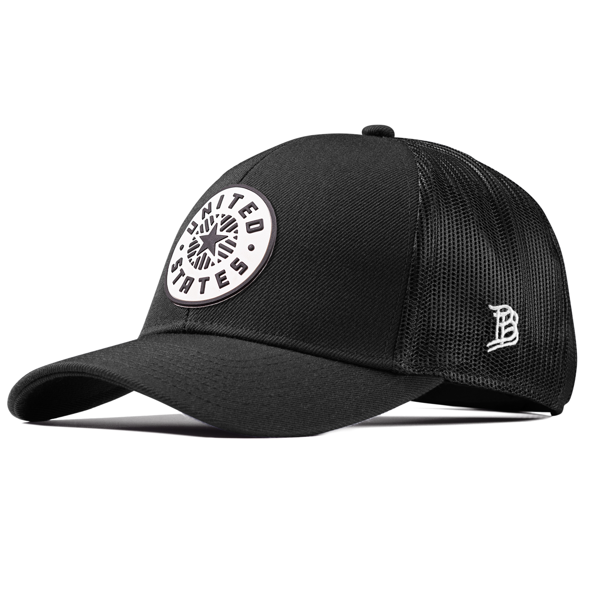 Anthem PVC Stretch Snapback Trucker Black