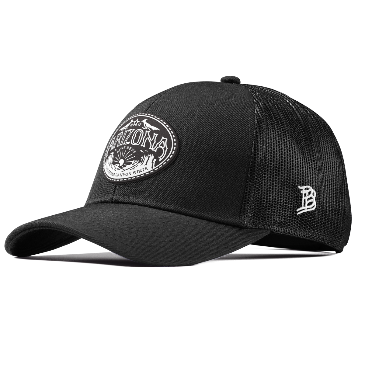 Arizona Traveler Curved Stretch Trucker Black