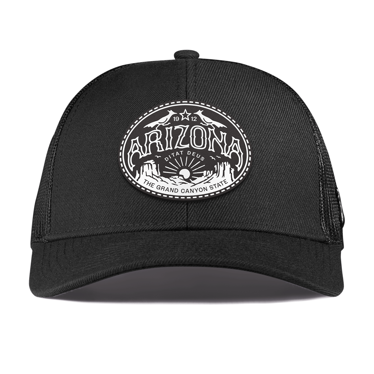 Arizona Traveler Curved Stretch Trucker Black