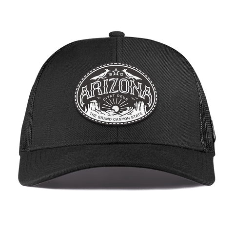 Arizona Traveler Curved Stretch Trucker Black