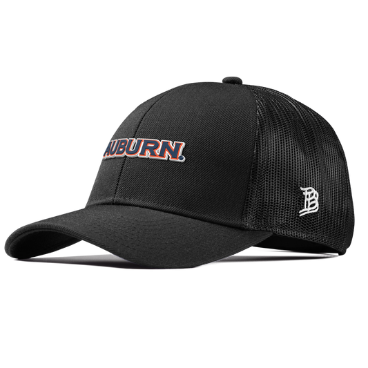 Auburn University "Auburn Block" Curved Stretch Trucker Black