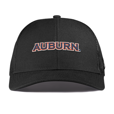 Auburn University "Auburn Block" Curved Stretch Trucker Black