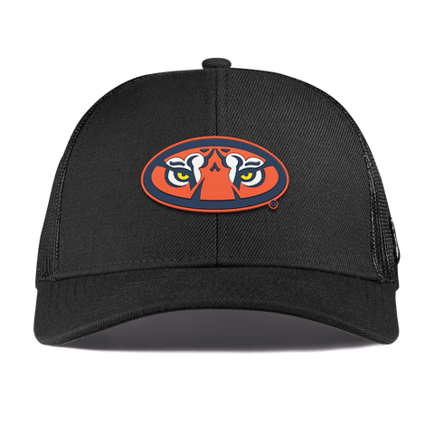 Auburn University "Auburn Tiger Eyes" Curved Stretch Trucker Black