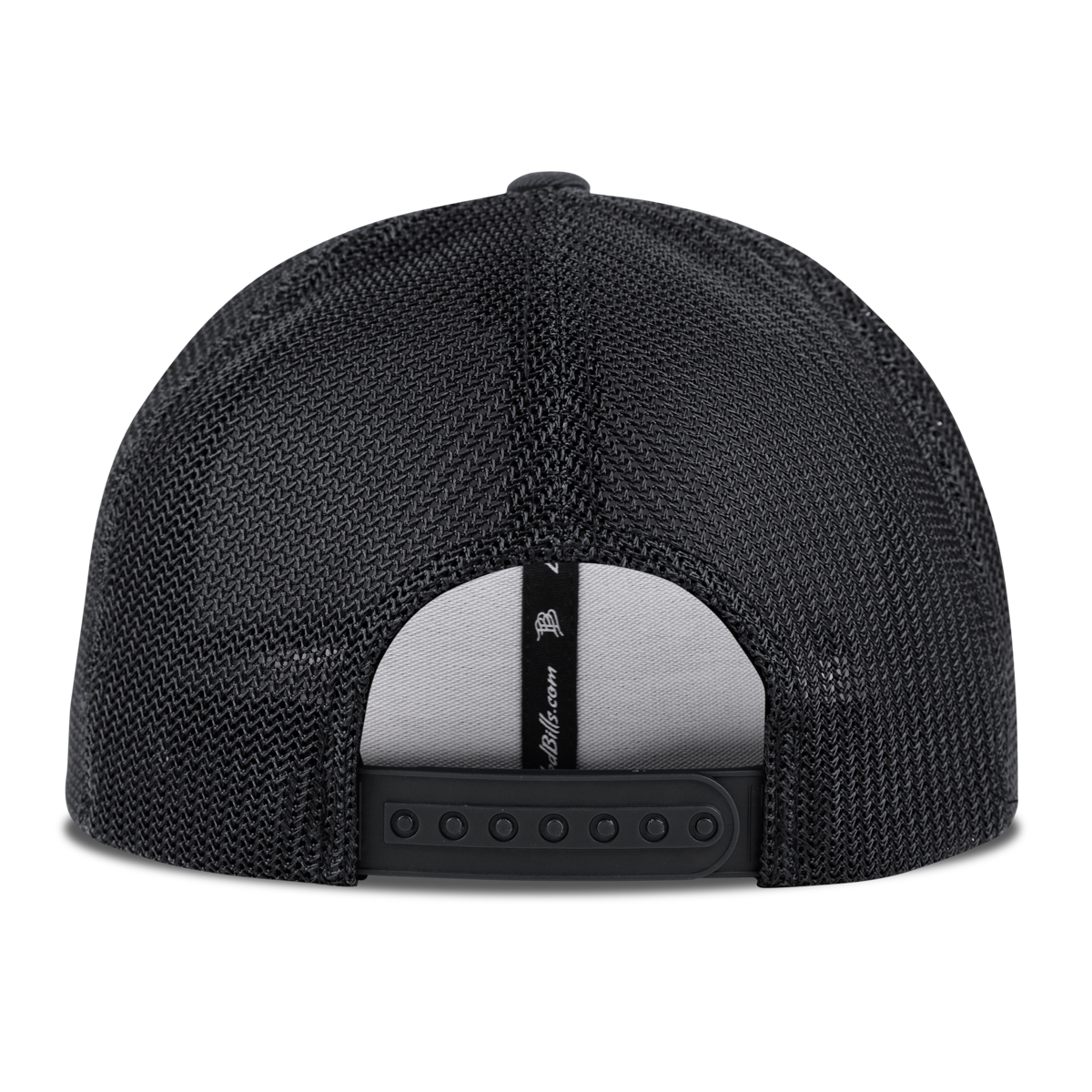 Bare Stretch Snapback Trucker Back Black