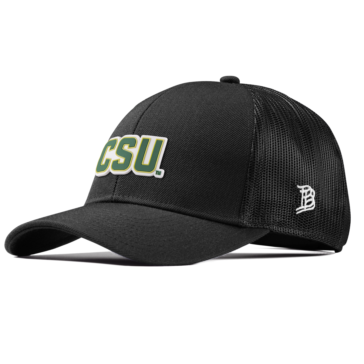 Colorado State University "Colorado State Block" Stretch Snapback Trucker Black