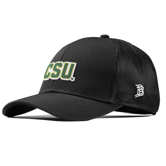 Colorado State University "Colorado State Block" Stretch Snapback Trucker Black