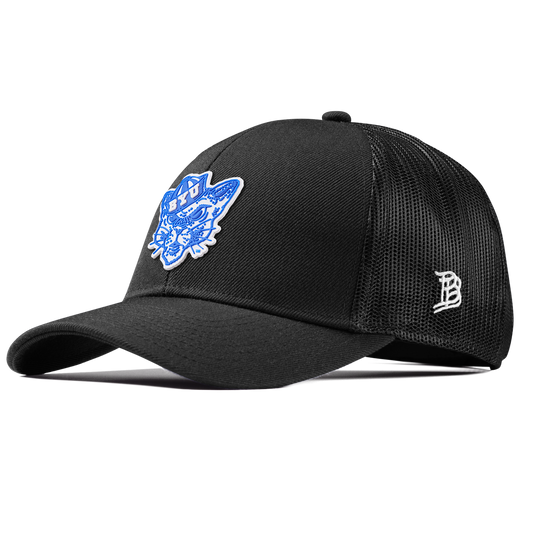 BYU "Cosmo The Cougar" Stretch Snapback Trucker Black