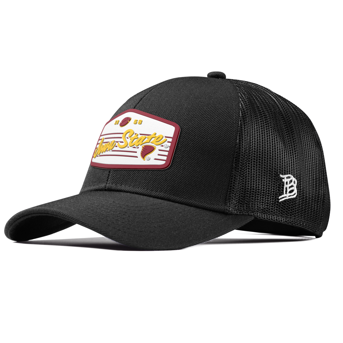 Iowa State University "Cyclones Football" Curved Stretch Trucker Black