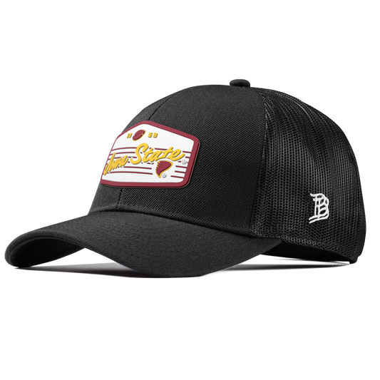 Iowa State University "Cyclones Football" Curved Stretch Trucker Black