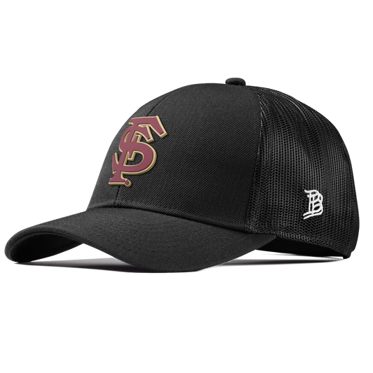 Florida State University "FSU Block" Curved Stretch Trucker Black