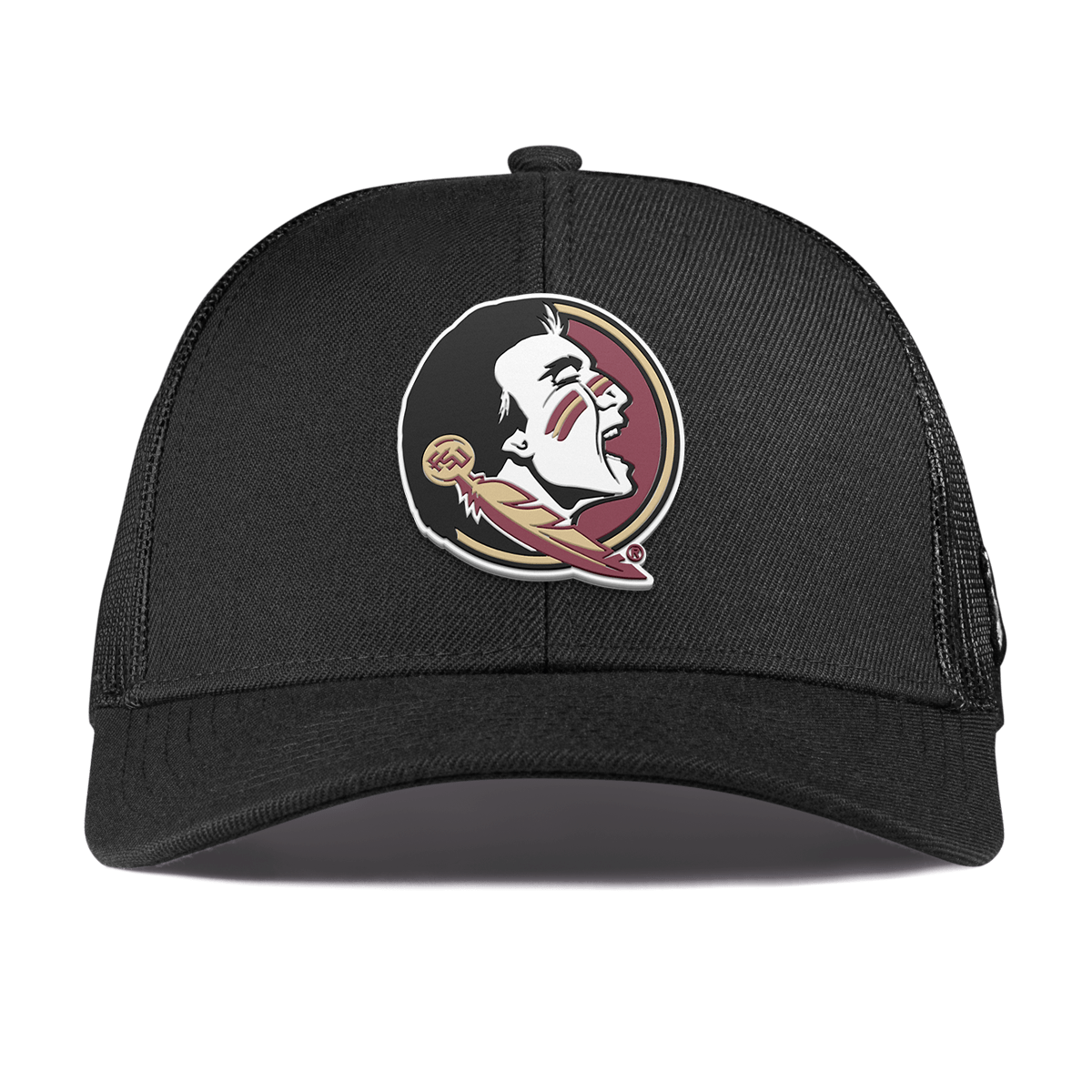 Florida State University "FSU Team Logo" Curved Stretch Trucker Black